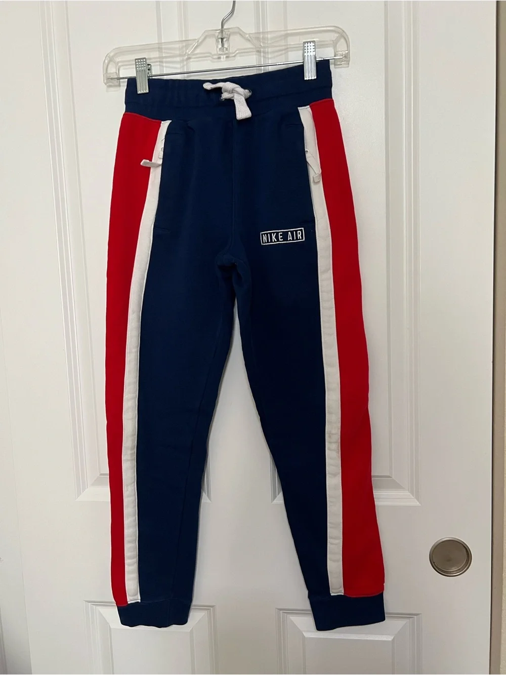 Youth Vintage Y2K Medium Nike Navy, Red & White Joggers